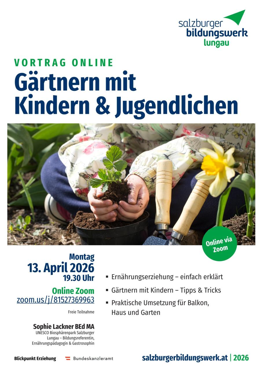 Gärtnern mit Kindern und Jugendlichen