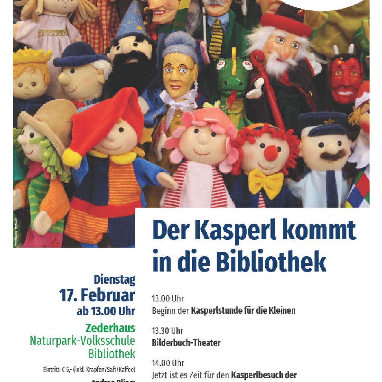 Der Kasperl kommt in die Bibliothek
